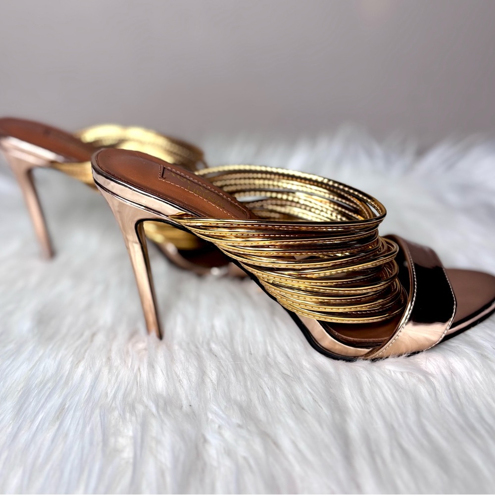 AQUAZZURA Mirrored Strappy Sandal - Picture 4 of 11